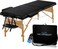 SereneLife SereneLifeHome Portable Massage Table-Professional Adjustable Folding Bed with 3 Sections and Carrying Bag for Therapy, Tattoo, Salon, Spa &amp; Facial Treatment, Black