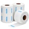 Juvale 500 Pack Disposable Barber Neck Strips for Hair Cutting, Salon, Barbershop Supplies (White, 2.4 x 11 In, 5 Rolls)