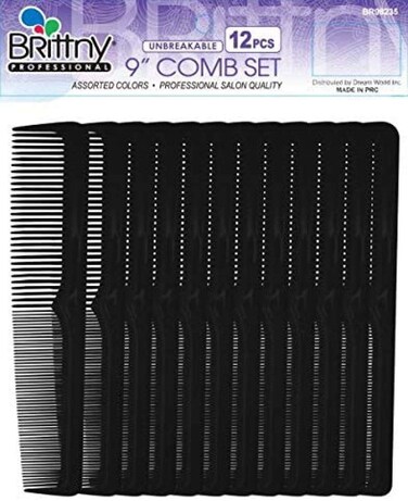 Brittny Comb Bulk 9" Unbreakable (Pack of 1)