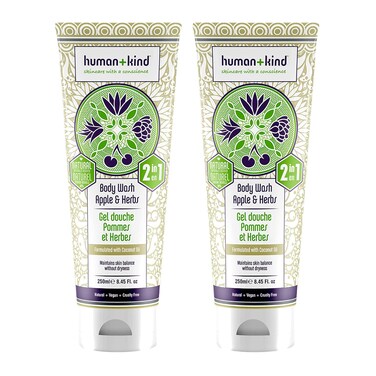 Human+Kind Body Wash - Apple and Herbs Unisex 8.45 oz - Pack of 2