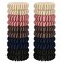 JessLab Spiral Hair Ties, 20 Pcs Traceless Phone Cord Hair Ties No Crease Spiral Bracelet Plastic Coil Ponytail Holders No-Damage Headband Hair Accessory for Girls Women Ladies Gift (Fabric Covered)