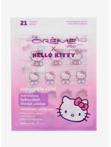 The Creme Shop x Hello Kitty supercute skin! over-makeup hydrocolloid blemish patches