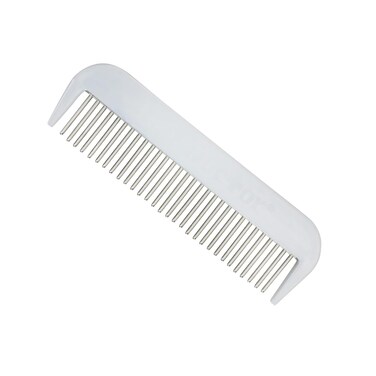 Hair Doctor 4" Mini Comb with silky smooth rotating teeth, reduces hair breakage and hair loss (White Sheen)