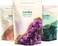 Latika Geode-Inspired Bath Soak Set of 3 - Amethyst, Rose Quartz &amp; Emerald with Essential Oils &amp; Epsom Salt - Sandalwood, Lavender, Sage &amp; Eucalyptus for Stress Relief, Muscle Recovery &amp; Skin Care