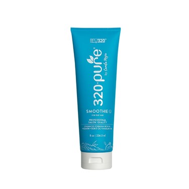 320Pure Smoothie Leave In Conditioner For Fine Hair 8oz, Sulfate Free, Color Safe &amp; Lightweight Formula, Deep Repair Moisturizing Detangler for Fine, Frizzy, Curly, Thick, Wavy, Dry &amp; Damaged Hair