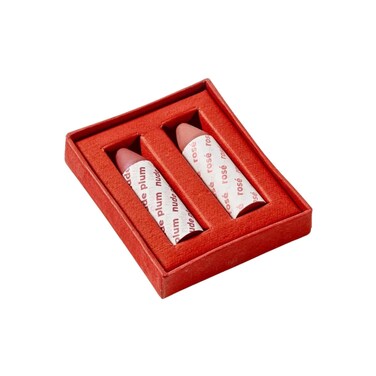 Axiology Multi Stick Crayons For Eyes, Lips, Cheeks Balmies Duo Gift Set Creamy Buildable Lightweight Moisturizing Blush Face Sticks Contour &amp; Highlight All Day Wear Face Makeup (Nude Plum &amp; Ros&eacute;)
