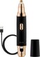 SPA SCIENCES AIVA: 2-in-1/Double Sided Facial Hair Remover &amp; Eyebrow Trimmer USB Rechargeable with Built-in LED Lights