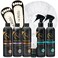 Norvell Spray Tan Starter Pack &ndash; Complete Sunless Tanning Kit with Professional Tanning Solutions, Pre and Post-Tan Care, Neat Feet, Hair Caps and Drying Powder