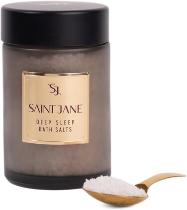 SAINT JANE - Deep Sleep Bath Salts with Magnesium + Peptides   Luxury, Floral-Infused, Clean Skincare (12 oz   355 ml)