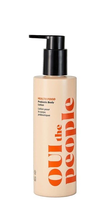 OUI the People HEALTH FOOD Prebiotic Lotion - Lightweight, Deep Hydration with Prebiotics for Balanced Skin Microbiome - Nutrient-Rich Moisture, 8.4 oz