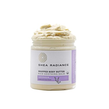 Shea Radiance P.U.R.E. Whipped Shea Butter with Colloidal Oatmeal - Whipped Body Butter Blended with Skin Soothing Oatmeal &amp; Moisturizing Rice Bran Oil   Lavender Bliss (5 oz)