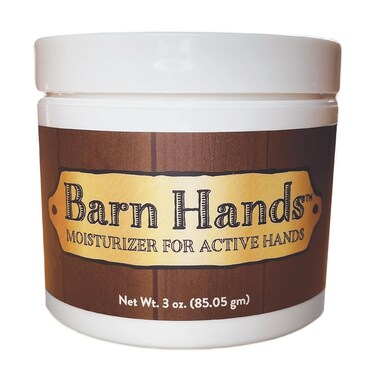 Equerry's Barn Hands Moisturizer for Active Hands   Hand Cream for Dry and Cracked Hands   Non-Greasy Hand Repair Cream   3 Oz, Peppermint Scent