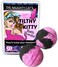 Filthy Kitty Bath Bombs - XL Bright Pink and Black Fizzers for Cat Lovers - Handcrafted, Made in America, 2 Count