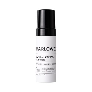 MARLOWE. No. 129 Gentle Foaming Facial Cleanser 4.5 Oz, Exfoliating, Brightening &amp; Protective Daily Mens Face Wash with PHA, Natural Green Tea Extracts &amp; Antioxidants, Unscented &amp; Vegan
