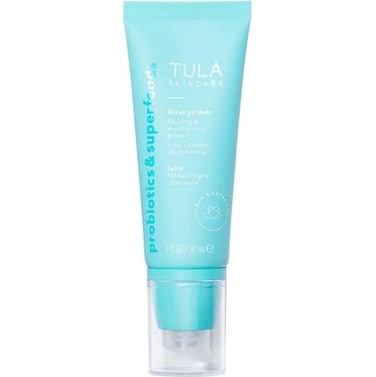 TULA Skin Care Face Filter Blurring and Moisturizing Primer - Evens the Appearance of Skin Tone &amp; Redness, Hydrates &amp; Improves Makeup Wear