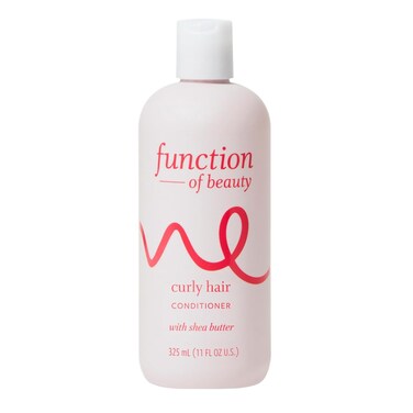 FUNCTION OF BEAUTY Curly Hair Conditioner, 11 oz - Formulated with Shea Butter to Moisturize, Nourish and Enhance Natural Curls, Sulfate-Free, Customizable Haircare