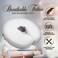 LONDON LINENS Soft &amp; Heavy Microfiber Massage Tables Face Cradle Covers Cozies Fitted- 4 Pieces (4, White)