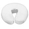 LONDON LINENS Soft &amp; Heavy Microfiber Massage Tables Face Cradle Covers Cozies Fitted- 4 Pieces (4, White)