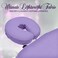 LONDON LINENS Microfiber Face Rest Cradle Covers - 4 Pieces (4, Lilac)