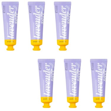 Lavender Sage Shea Butter Lotion Set 1.5 oz. - 6 Pack, Shea Butter Lotion for Dry Skin, Vegan Hand Cream for Women &amp; Men