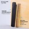 ZEUS Sandalwood Beard &amp; Mustache Comb with Leather Case, Long Handmade Saw-Cut &amp; Anti-Static Hair Comb (L31)