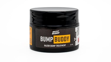 Bump Buddy After Shave Cream, Helps Reduce Razor Bumps &amp; Discomfort Post-Shave for Head, Face, Neck, Underarms, Legs, Bikini Area, 50 ml
