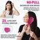 Fiora Naturals Hair Detangling Brush -100% Bio-Friendly Hair Detangler Brush w/Ultra-soft Bristles- Glide Through Tangles with Ease - For Curly, Fine, Women, Men, Kids, Toddlers, Wet and Dry Hair
