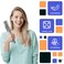 EZGOODZ Gray Vent Hair Brush, 8 Inch. Pack of 12 Plastic Hairbrushes for Woman &amp; Man. Gentle Brushing and Hair Care for Spa Salons. Bulk Hair Brushes with Plastic Bristles