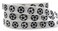 Fold Over Elastic Printed for Hair Ties 5/8 FOE DIY 10 Yard Roll (White Soccer)