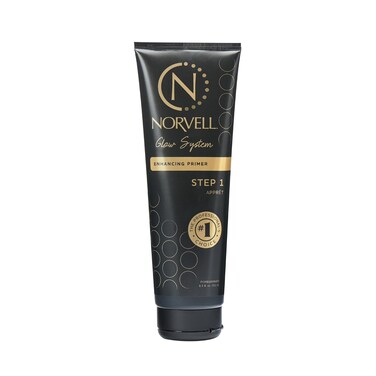 Norvell Glow System Pre-Tan Enhancing Primer, 8.5 fl oz &ndash; Prep Your Skin with Pre-Tanning Lotion to Extend Your Glow and Intensify Your Spray Tan &ndash; For Best Results Use the Glow System