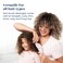 Crave Naturals Glide Thru Detangling Hair Brush for Adults and Kids - Detangler Hairbrush for Curly or Straight, Wet or Dry Hair - Gentle on Tangles Hair Comb - Purple and Pink Hearts (Pack of 2)
