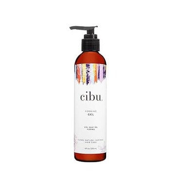 CIBU Forming Gel - No Flake Hair Gel for Men and Women - Alcohol and Fragrance Free - Extra Hold - Hydrolyzed Wheat Protein Hemp and Argan Seed Oils - 8oz