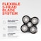 Freebird FlexSeries Blade 3 Pack Refills - No Irritation, Razor Bumps or Ingrown Hairs, Ultra-Sharp, Durable, ScalpSafe Design, QuickSnap Install, Replace Every 50 Shaves, Compatible with FlexSeries