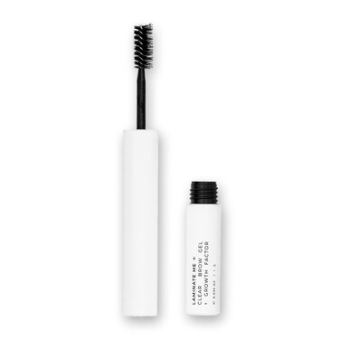 MADLUVV Laminate Me+ Eyebrow Gel Clear Infused with Natural Brow Growth Serum, Dual-Side Styling Brush, Daily Use Medium Hold Lamination, Vegan Formula with Peptide, Biotin, Aloe