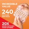 PatchRx Pimple Patches for Face (240 Patches), Hydrocolloid Acne Patches, Pimple Patch Pimple Stickers, Hydrocolloid Patch Acne Dots Acne Pimple Patches For Face, Zit Patches, Acne Spot Treatment