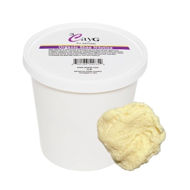 3CayG 1LB Shea Nilotica   East African Shea Butter  Creamy Smooth Whole Body Moisturizer