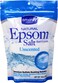 Epsom Salt Bag Natural Bath Crystals, Magnesium Sulfate Soaking Solution, Unscented 16 oz