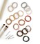 Cyndibands Elastic Hair Ties - Dark Golden Blonde - 4mm x 1.75 Inch Diameter Ponytail Holders - 24 Count