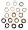 Cyndibands Elastic Hair Ties - Copper Orange - 24 Count, 4mm x 1.75 Inch Diameter Ponytail Holders