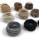 Cyndibands Elastic Hair Ties - Black - 24 Count, 4mm x 1.75 Inch Diameter Ponytail Holders
