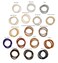 Cyndibands Elastic Hair Ties - Black - 24 Count, 4mm x 1.75 Inch Diameter Ponytail Holders