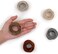 Heliums Thin Hair Elastics - Sandy Blonde - 2mm Ties for Thin Hair, 1.75 Inch, Medium Hold No Damage Ponytail Holders - 40 Count