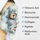 Ebanel 10 Pack Carbonated Bubble Clay Mask, Deep Cleansing Face Mask, Detox Volcanic Ash and Bentonite Clay Masks with Collagen Peptides, Vitamin C, Hyaluronic Acid, Niacinamide