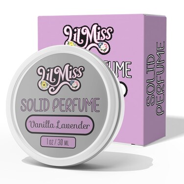 Women's Vanilla Lavender Solid Perfume Wax, Lavender Vanilla Balm (1 Ounce)