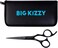 Big Kizzy Cutting Shears - blend in extensions, layer, &amp; texturize - sharp stainless steel hair cutting scissors for extensions, wigs, hair pieces, clip ins