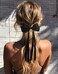 Large Double Bow Ribbon Hair Clips for Women and Girls, 2 Pcs Pack, Black White Coquette Barette Hair Clip Accessories