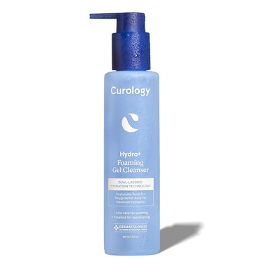 Curology Hydro+ Foaming Gel Facial Cleanser, Gentle Face Wash, Hydrating, Non-Stripping, Sensitive Skin Care, Fragrance Free, 5 fl oz