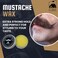 G.B.S Mustache Wax Extra Strong Hold Fragrance Free Inlcudes Handmade Mustache Comb and trimming scissors (2 Pack)