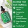 Argan + Tea Tree Oil + Black Castor Oil For Hair Growth. Vegan Thickening, Moisturizing, Strengthening Stay In Conditioner Oil For Women, Men. A Scalp Serum Treatment For Weak, Frizzy, Dry Hair 1oz