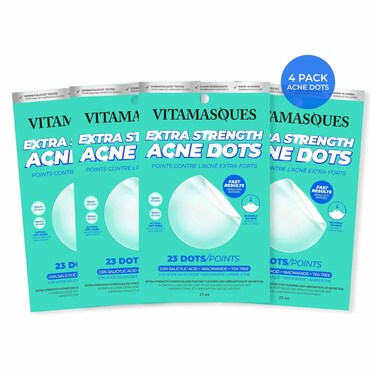 Vitamasques Extra Strength Pimple Patches Acne Patches for Face and Skin for Covering Blemishes - 92 Count - 4 x 23 Pack